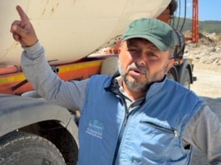 Osmaniye'de beton mikseri kuşlara yuva oldu