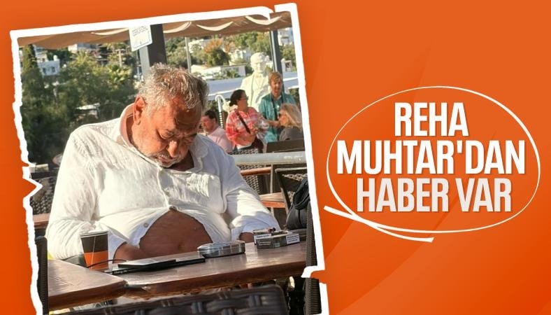 Reha Muhtar'ın son hali objektiflere yansıdı