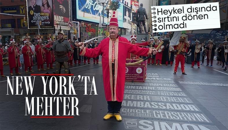 New York'ta Mehter Takımı'na yoğun ilgi