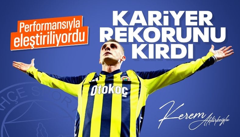 Fenerbahçe'de Kerem Aktürkoğlu kariyer sezonunu geçirdi