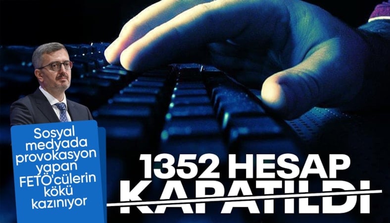'Bin 352 FETÖ bağlantılı hesaba erişim engeli getirildi'