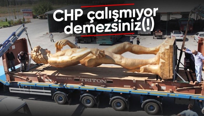 CHP'li Eskişehir Belediyesi 'Davud' heykeli yaptı: ABD'ye gönderilecek