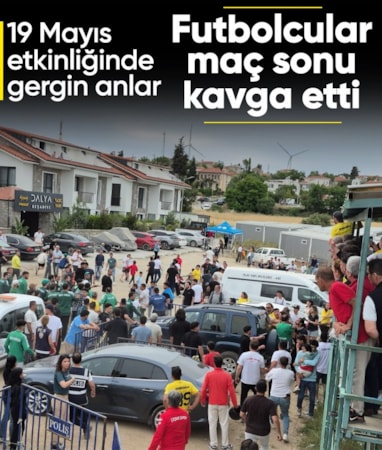 Muğla'da 19 Mayıs kapsamında yapılan futbol maçında kavga çıktı