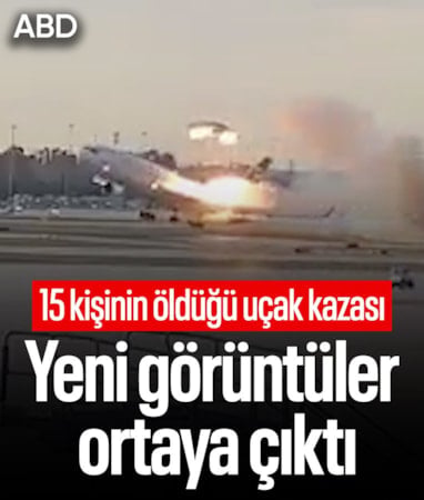 ABD'de 15 kişinin öldüğü uçak kazası: Yeni görüntüler ortaya çıktı