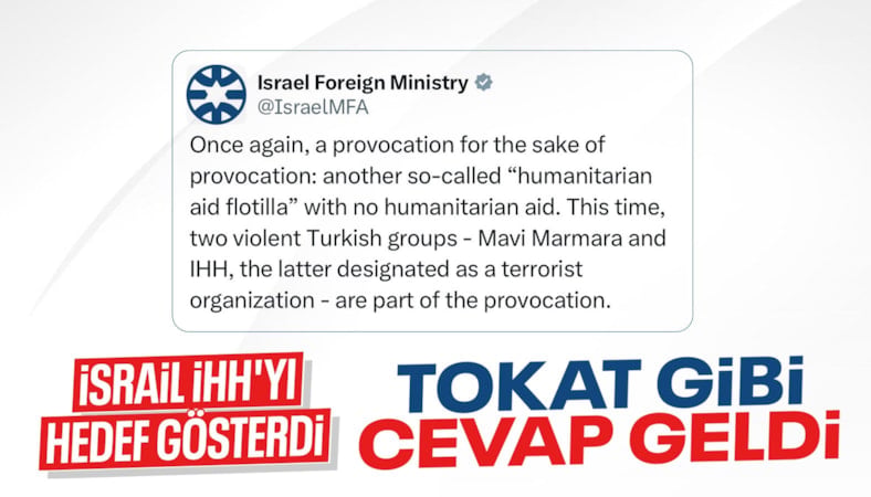 İHH’dan İsrail’in 'terörist grup' ifadesine yanıt