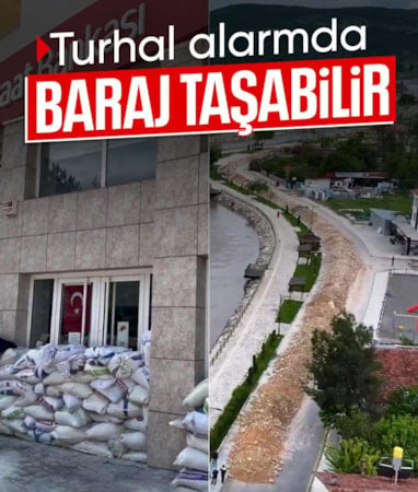 Tokat Almus Barajı’nda taşkın alarmı: Önlemler artırıldı