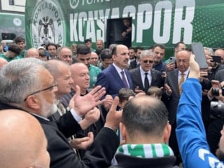 Konyaspor, Türkiye Kupası finali için Antalya'ya dualarla uğurlandı
