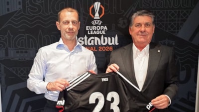 Serdal Adalı, UEFA Başkanı Ceferin ile buluştu