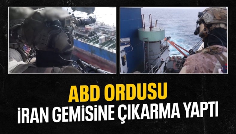 ABD, İran bayraklı petrol tankerine asker çıkardı