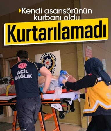 Bursa’da 8 metreden asansör boşluğuna düşen iş yeri sahibi öldü