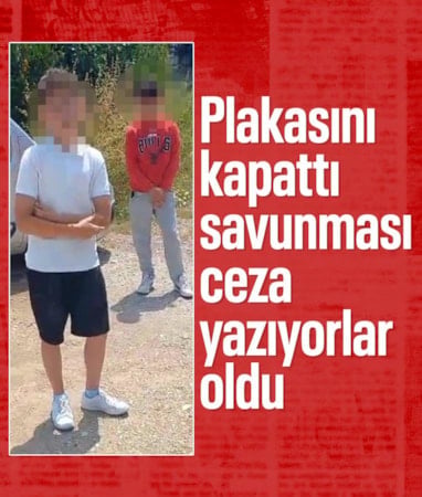 Antalya’da plakasını kapatan 14 yaşındaki sürücüye 182 bin TL ceza kesildi