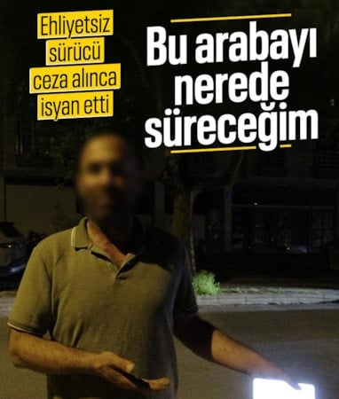 Isparta'da ehliyetsiz sürücü cezadan kaçamadı