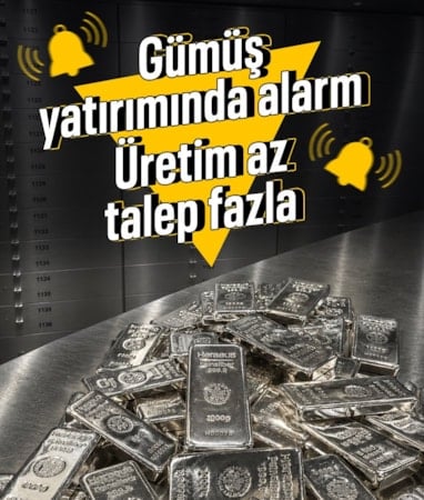 Endüstriyel talep yüzünden gümüş yatırımı tehlikede
