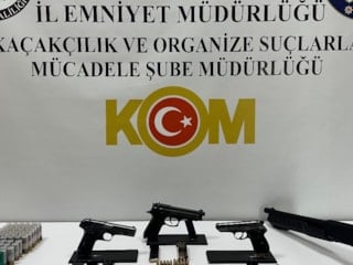 Samsun'da ruhsatsız silah operasyonu düzenlendi