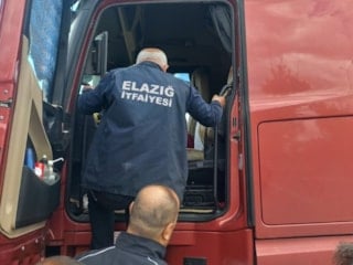 Elazığ’da tır şoförü, aracında ölü bulundu