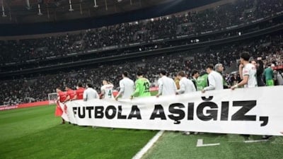 TFF pankart uygulamasını kaldırdı