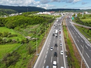 Bolu Dağı geçişinde bayram trafiği yoğunluğu