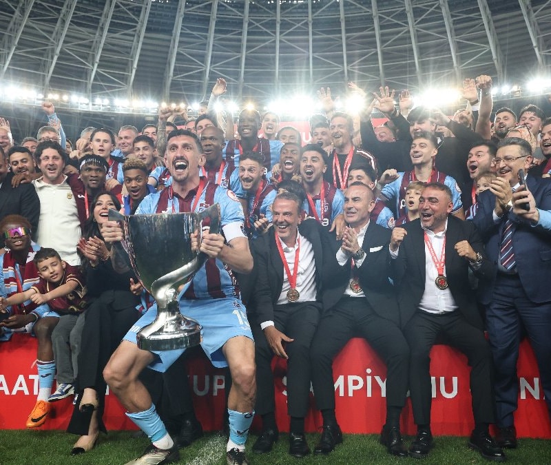 Türkiye Futbol Federasyonu, Trabzonspor'u tebrik etti