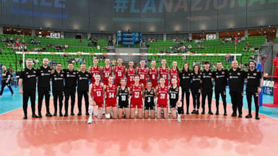 A Milli Kadın Voleybol Takımı, İtalya'ya mağlup oldu