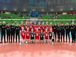 A Milli Kadın Voleybol Takımı, İtalya'ya mağlup oldu