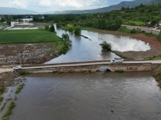 Tokat'ta taşkın nedeniyle, tarım arazileri zarar gördü
