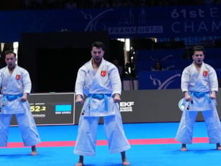 Türkiye, erkek takım katada Avrupa ikincisi oldu