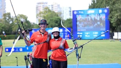 Elif Berra Gökkır-Mete Gazoz ikilisi Avrupa şampiyonu oldu
