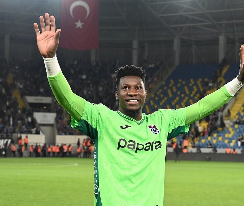 Andre Onana, Trabzonspor'a veda etti