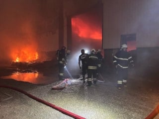 Gaziantep'te mobilya fabrikasında yangın