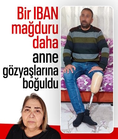 Adana'da bir IBAN mağduru daha