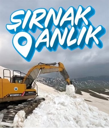 Şırnak'ta karla mücadele sürüyor