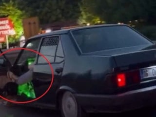 Bursa trafiğinde 'yok artık' dedirten anlar kamerada