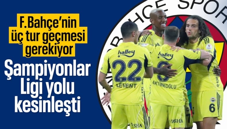 Fenerbahçe'nin UEFA Şampiyonlar Ligi yolu netleşti