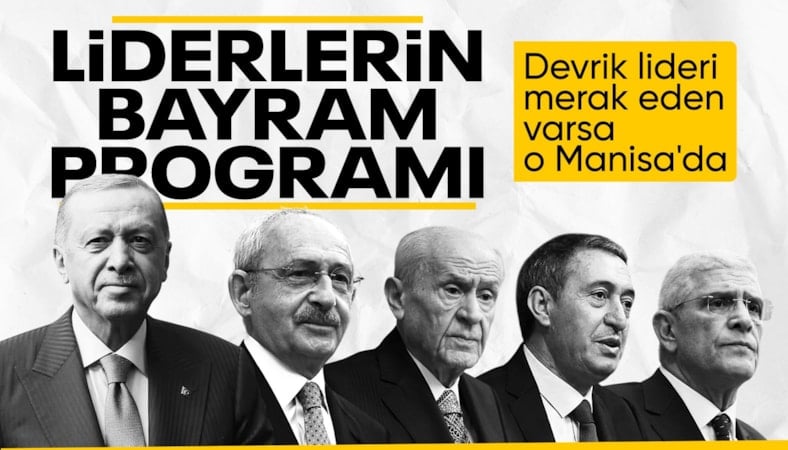 Liderlerin Kurban Bayramı programı belli oldu
