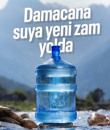 Damacana suya yeni zamlar yolda