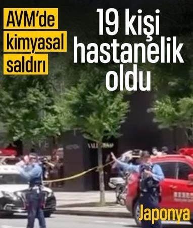 Japonya’da AVM’de kimyasal spreyli saldırı: 19 kişi hastaneye kaldırıldı