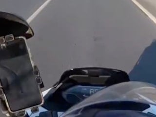 İstanbul'da bayram tatili ile yollar boşaldı: Motorcu o anları paylaştı