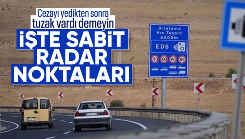 İçişleri Bakanlığı yayınladı: Bayram öncesi nerede radar uygulaması var öğren