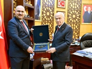 Devlet Bahçeli, Kerkük Valisi Muhammed Seman Ağa'yı Kabul Etti
