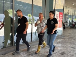 Samsun’da kendilerini yaralayan vatandaşlar hastanelere koştu