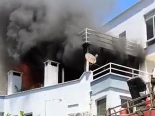 Muğla'da balkonda mangal keyfi facia ile sonlandı: Patlayan tüp yangına neden oldu