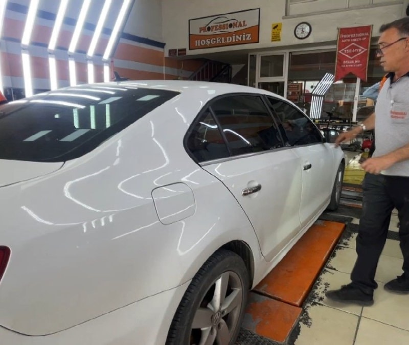 Konya’da iki araçtan tek otomobil oyunu ekspertizde ortaya çıktı