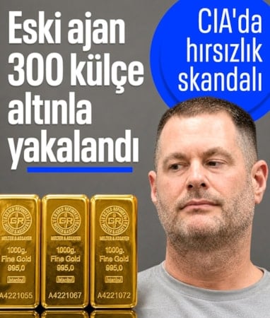 ABD’de skandal: CIA yetkilisi 40 milyon dolarlık altın çalmakla suçlanıyor