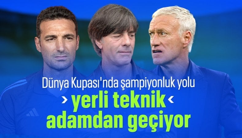 Dünya Kupası'nda şampiyonluk yolu yerli çalıştırıcıdan geçiyor