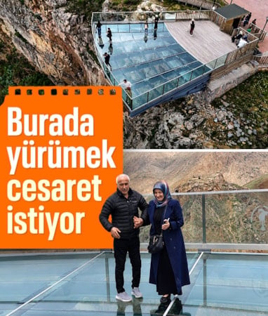 İç Anadolu'nun en yüksek cam terasında korku ve heyecan