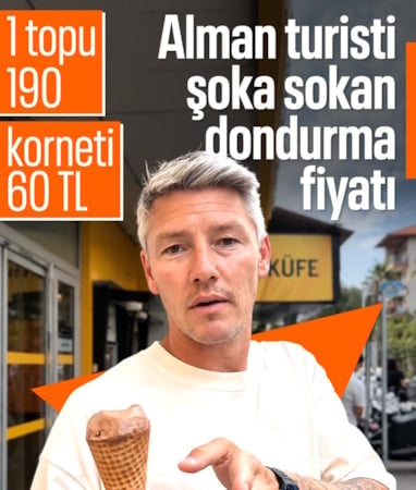 Fethiye'de turiste dondurma fiyatı şoku: Bir top dondurma 190 TL