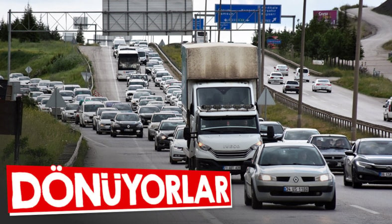 Kurban Bayramı tatili biterken dönüşler başladı