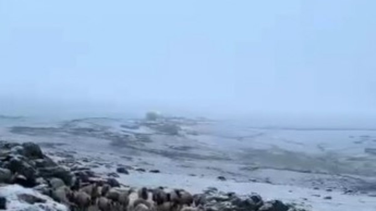 Kars'ta Mayıs Ayında Kar Yağışı