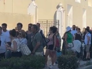Türk turistlerin Kos'ta bayram dönüşü yoğunluğu