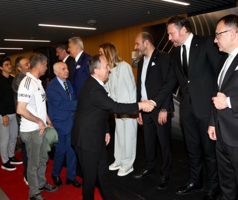Beşiktaş’ta bayramlaşma töreni yapıldı